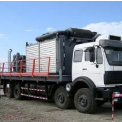 330kW Vehicle-mounted Mobile Gas-lift Compressor Powered by Diesel Engine in Beijing,China